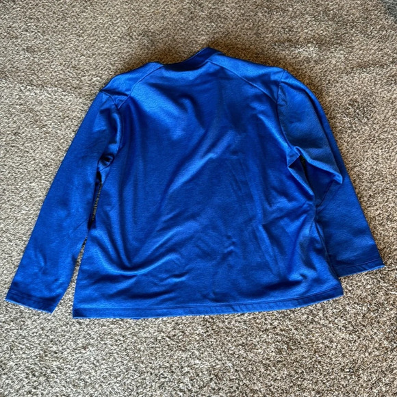 Callaway Men’s XXL Blue Pullover Fleece‎ Lined Breast Pocket - Picture 2 of 4